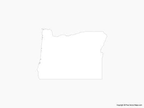 Oregon Outline Vector at Vectorified.com | Collection of Oregon Outline ...