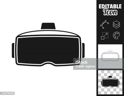 Virtual Reality Headset Vr Icon For Design Easily Editable Stock Illustration Download Image