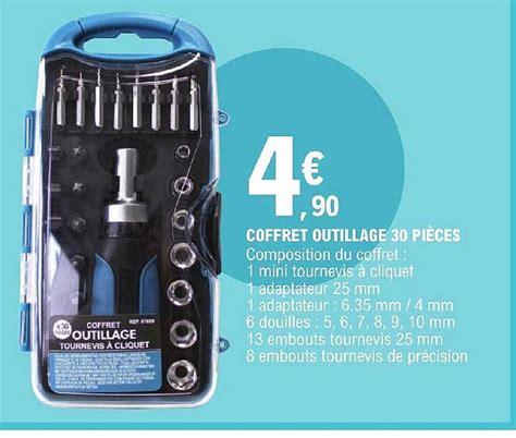 Promo Coffret Outillage Pi Ces Chez E Leclerc Icatalogue Fr