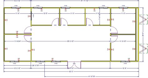 Office Trailer Floor Plan Galleries | API Trailers, Central Coast, CA