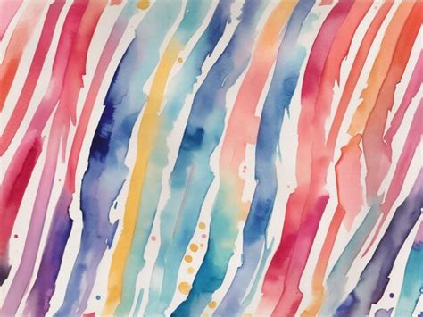 Premium AI Image Water Color Stripe On A Transparent Background