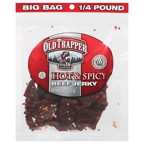 Old Trapper Beef Jerky Hot Spicy Oz Shop Carlie C S