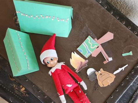 Elf On The Shelf Camping Free Printables Leap Of Faith Crafting