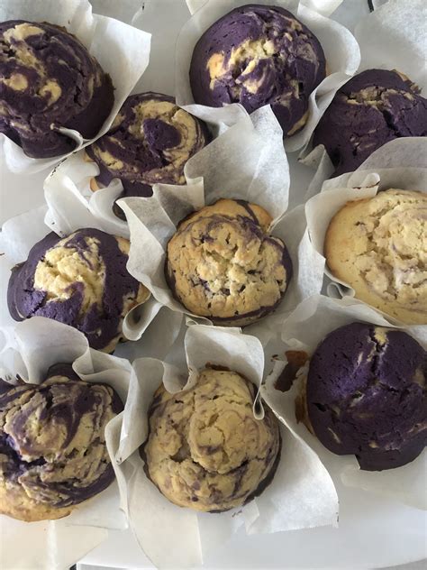 Homemade Ube Cheese Muffins Rfood