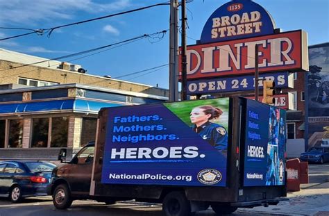 The National Police Association Mobile Billboard Shares The Support The