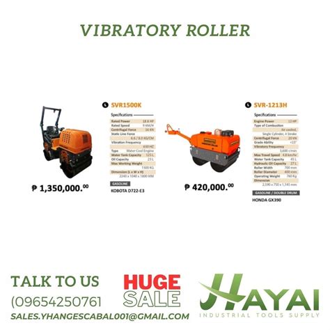 Vibratory Roller, Commercial & Industrial, Construction & Building ...