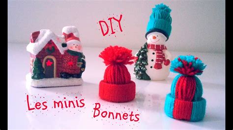 D I Y D Co No L Les Minis Bonnets En Laine Youtube