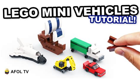 Easy Lego Mini Microscale Vehicles Part Tutorial Youtube