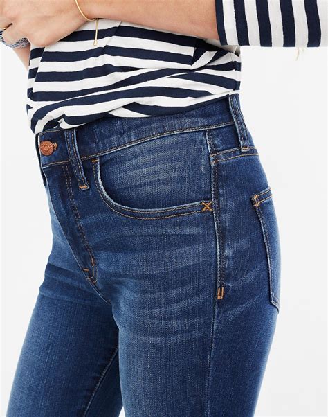 Madewell Denim Roadtripper High Waist Ankle Skinny Jeans In Blue Lyst