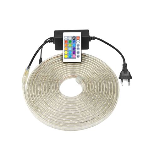 Eu Plug V Smd Rgb Led Strip Light Waterproof Led Diode Tape