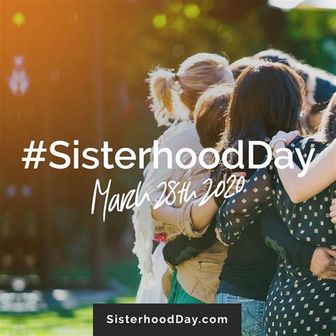 Global Sisterhood Day - March 30th, 2019