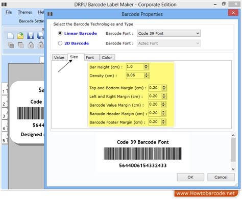 Software generate Code 39 Barcode Font – HowToBarcode