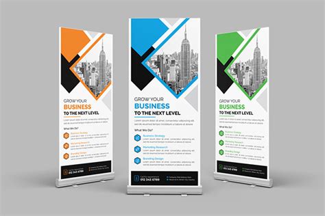 Roll Up Banner Corporate Banner Design On Behance