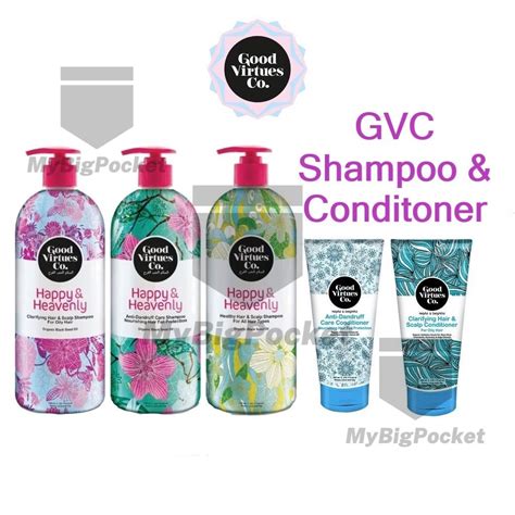 Gvc Good Virtues Co Shampoo Ml And Conditional Ml Ml Assorted