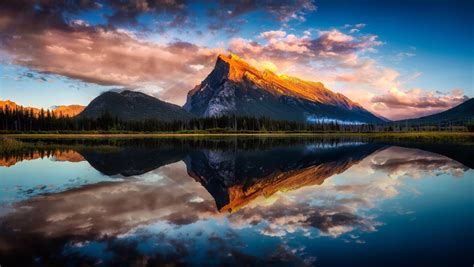 1360x768 Resolution Mountain Peak Reflection Hd Desktop Laptop Hd