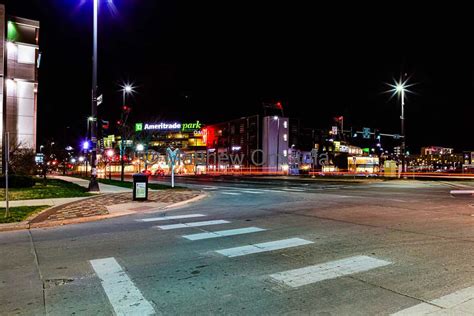 Downtown Omaha Nebraska at night on Behance