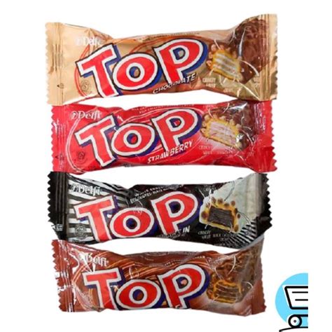 Jual DELFI TOP WAFER 9 GRAM COKLAT BLACK IN WHITE TRIPLE CHOCOLATE