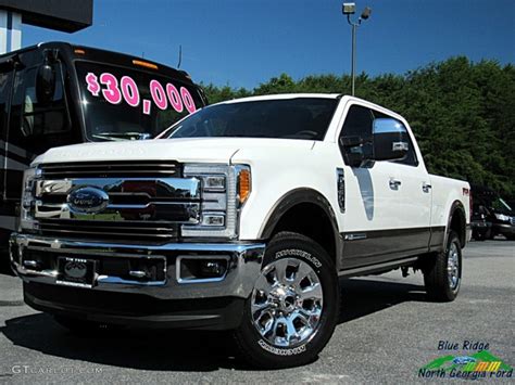 2018 White Platinum Metallic Ford F250 Super Duty King Ranch Crew Cab