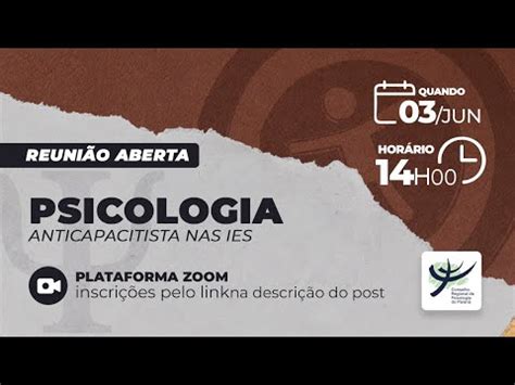 Roda De Conversa Psicologia Anticapacitista Nas IES YouTube