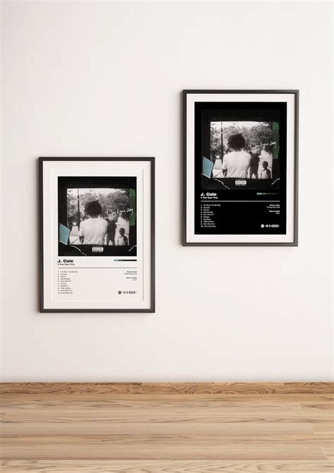 J. Cole 4 Your Eyez Only Album Cover Poster Spotify - Etsy