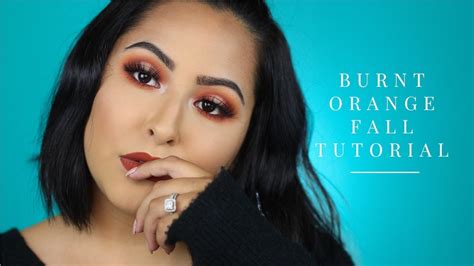 Burnt Orange Fall Makeup Tutorial Misstiffanykaee Youtube