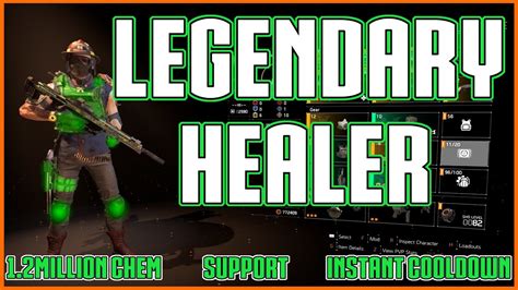 The Division 2 Legendary Healer Build Support Your Team To The