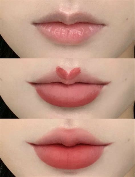 Korean Lips Tutorial Lip Makeup Tutorial Doll Eye Makeup Makeup Routine