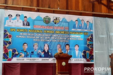 WABUP BUKA MUSDA KE III DPD KNPI MAHULU Prokopim Kabupaten Mahakam Ulu