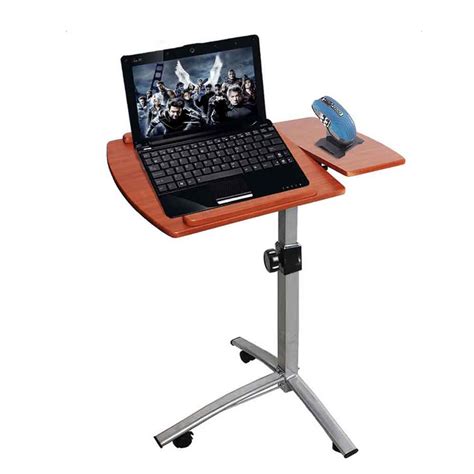 Mobile Rolling Laptop Desk Cart Stand Height Adjustable Computer Laptop Table 714532751629 | eBay