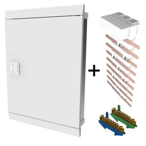 QUADRO DE DISTRIBUIÇÃO DE EMBUTIR TRIFÁSICO 100A 18 POLOS BSE