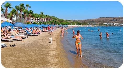 Beach In G Mbet Bodrum Turkey Youtube