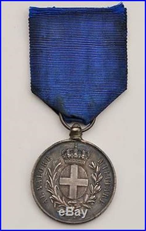 Italie Médaille de la Valeur Militaire Guerre dItalie 1859 attribué