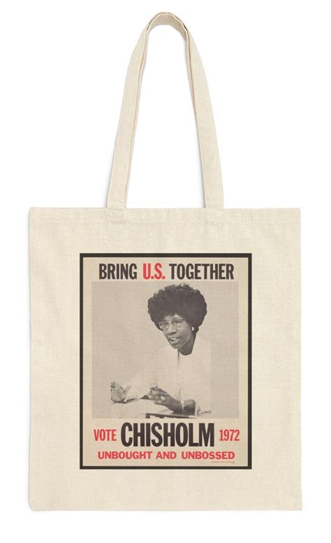 1972 Shirley Chisholm Campaign Poster on New Cotton Canvas - Etsy