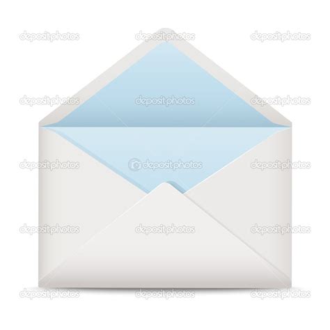 White Open Envelope Stock Vector Kolobock 42546017