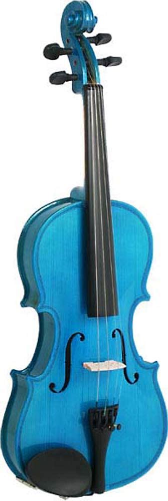 Blue Moon Vg 105 Blue Violin 3 4 Size Hobgoblin Music Usa