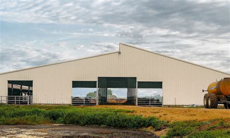 Brodt Dairy Steel Livestock Barn Custom Buildings Cbc Steel Buildings