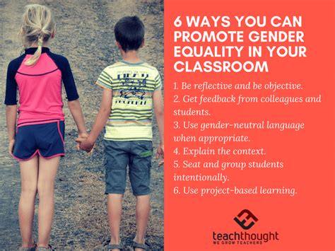 Teacher Kathys Corner Promoting Gender Equality In The Esl Classroom