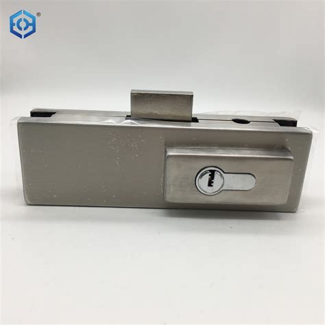 Silver Stainless Steel Glass Door Patch Fitting Bottom Patch Lock Buy Patch Lock Nylok Patch