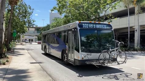 Broward County Transit Bus Us Breeze Departure Aventura Mall