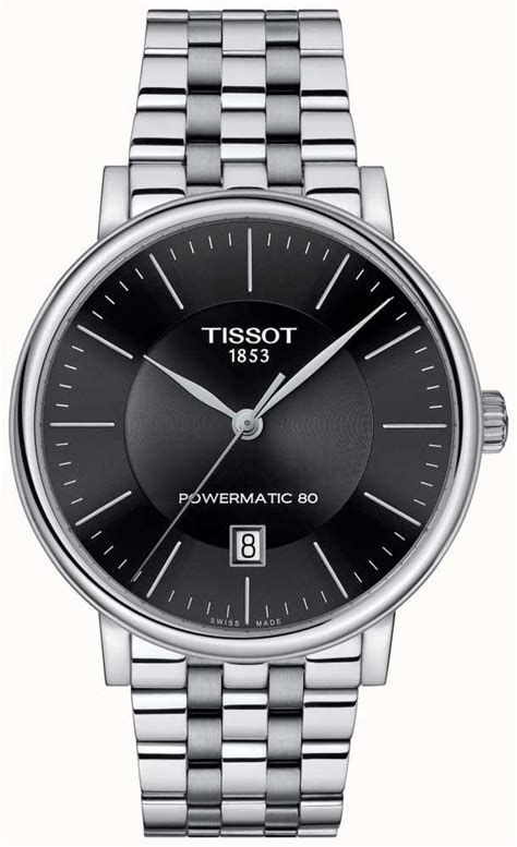 Tissot Carson Premium Powermatic 80 Automatic Black Steel T1224071105100 First Class