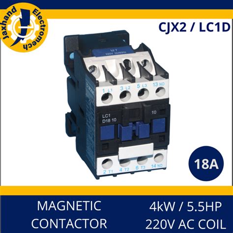 Magnetic Contactor Cjx2 D1810 18a 3 Phase Motor 40kw220v 75kw440v