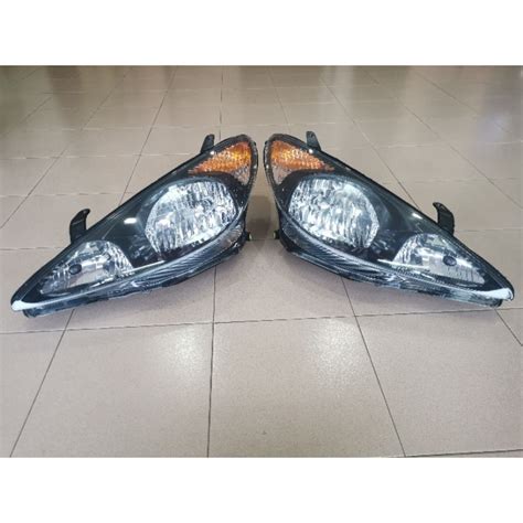 TOYOTA ESTIMA ACR30 PFL FACELIFT BLACK HOUSING HID HEADLAMP LAMPU DEPAN