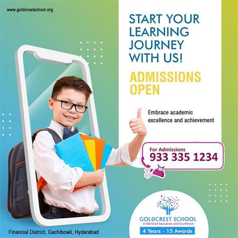 Admissions Open For Education Poster Design School