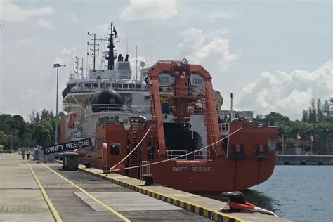 Kapal Singapura MV Swift Rescue Bantu Evakuasi KRI Nanggala 402