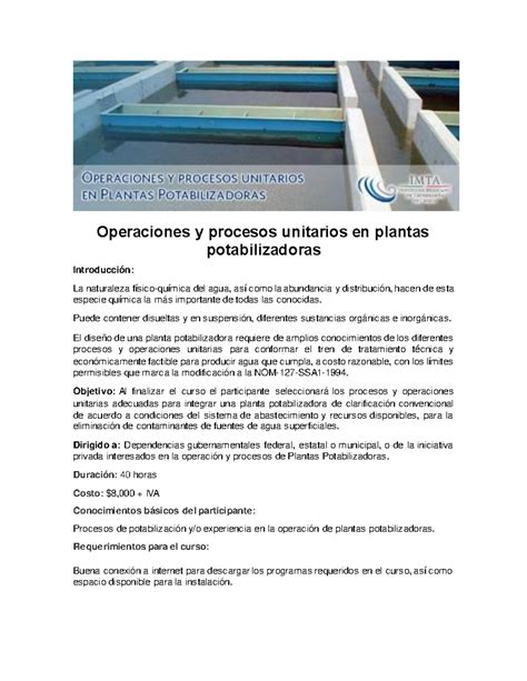 Operaci N Y Procesos Unitarios A Distancia Operaciones Y Procesos