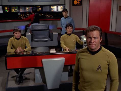 The Crew Of Star Trek Is Sitting At Their Desks