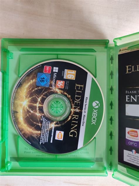 Elden Ring Launch Edition Xbox One Series X Includes Poster Art Cards