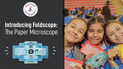 Introducing Foldscope The Paper Microscope Youtube