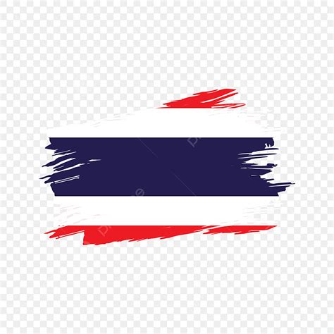 Thailand Flag Clipart Hd Png Thailand Flag Brush Stroke Thailand