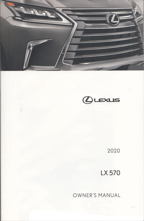 Lexus Lx Owners Manual Original